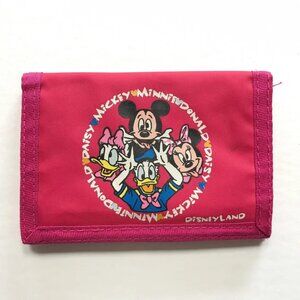 1990s Disneyland Tri Fold Nylon Wallet